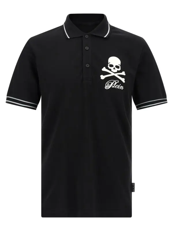 'Skull & Bones' polo shirt PHILIPP PLEIN Black