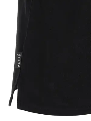 'Skull & Bones' polo shirt 100% cotton PHILIPP PLEIN Black