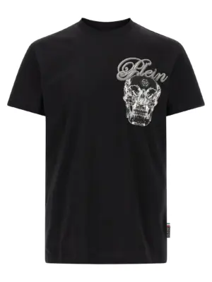 'Glass Skull' T-shirt PHILIPP PLEIN Black
