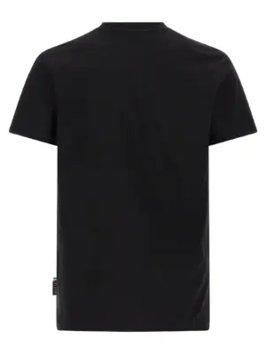 'Glass Skull' T-shirt FAECMTK8530PJY002N02 PHILIPP PLEIN Black