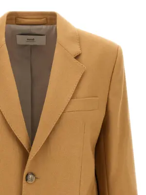 Wool blazer Woman AMI PARIS Beige