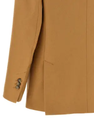 Wool blazer 100% virgin wool AMI PARIS Beige