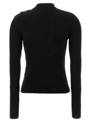 Ribbed sweater FF0KD095KJ170PA BALMAIN Black