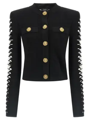 Cut-out blazer BALMAIN Black