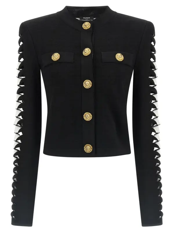 Cut-out blazer BALMAIN Black