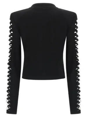 Cut-out blazer FF0KL260KI98EAB BALMAIN Black