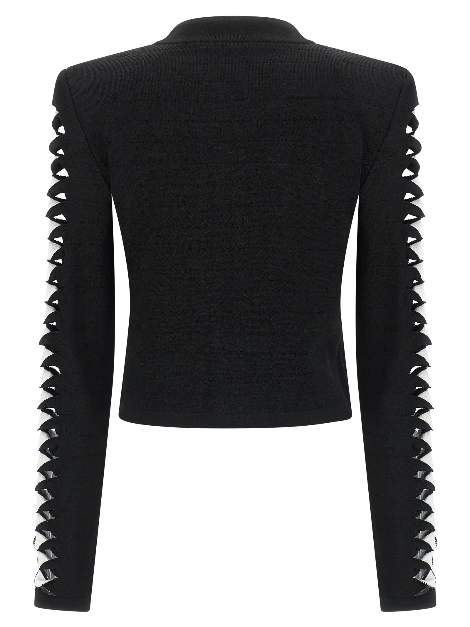 Піджак з вирізами Balmain Чорний 2 Cut-out blazer FF0KL260KI98EAB BALMAIN Black