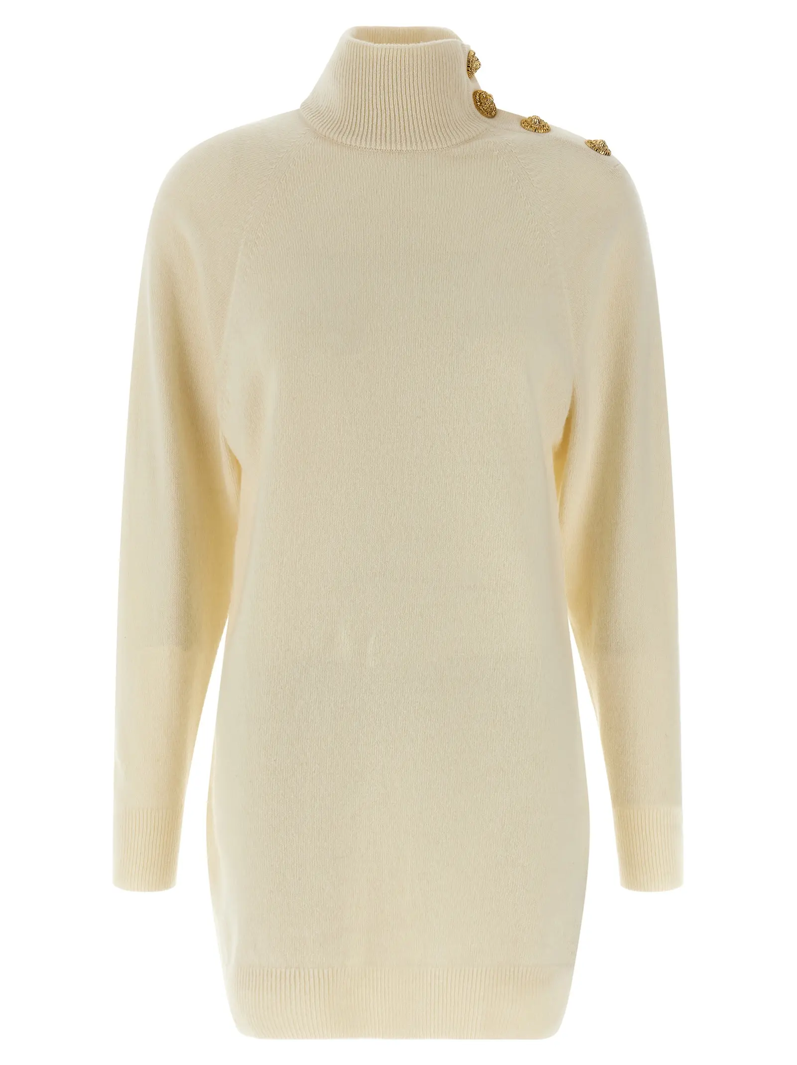 Сукня кашемірова Cashmere wool Balmain Бежева 1 Cashmere wool dress BALMAIN Beige