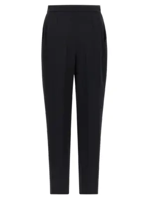 High waist pants FF1PN190WC090PA BALMAIN Black