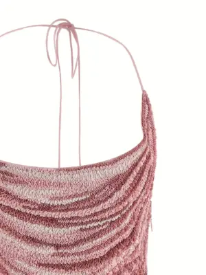 Sequin dress Woman BALMAIN Pink