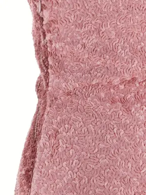 Sequin dress 100% silk BALMAIN Pink