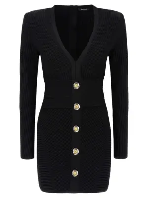 Bodycon dress BALMAIN Black