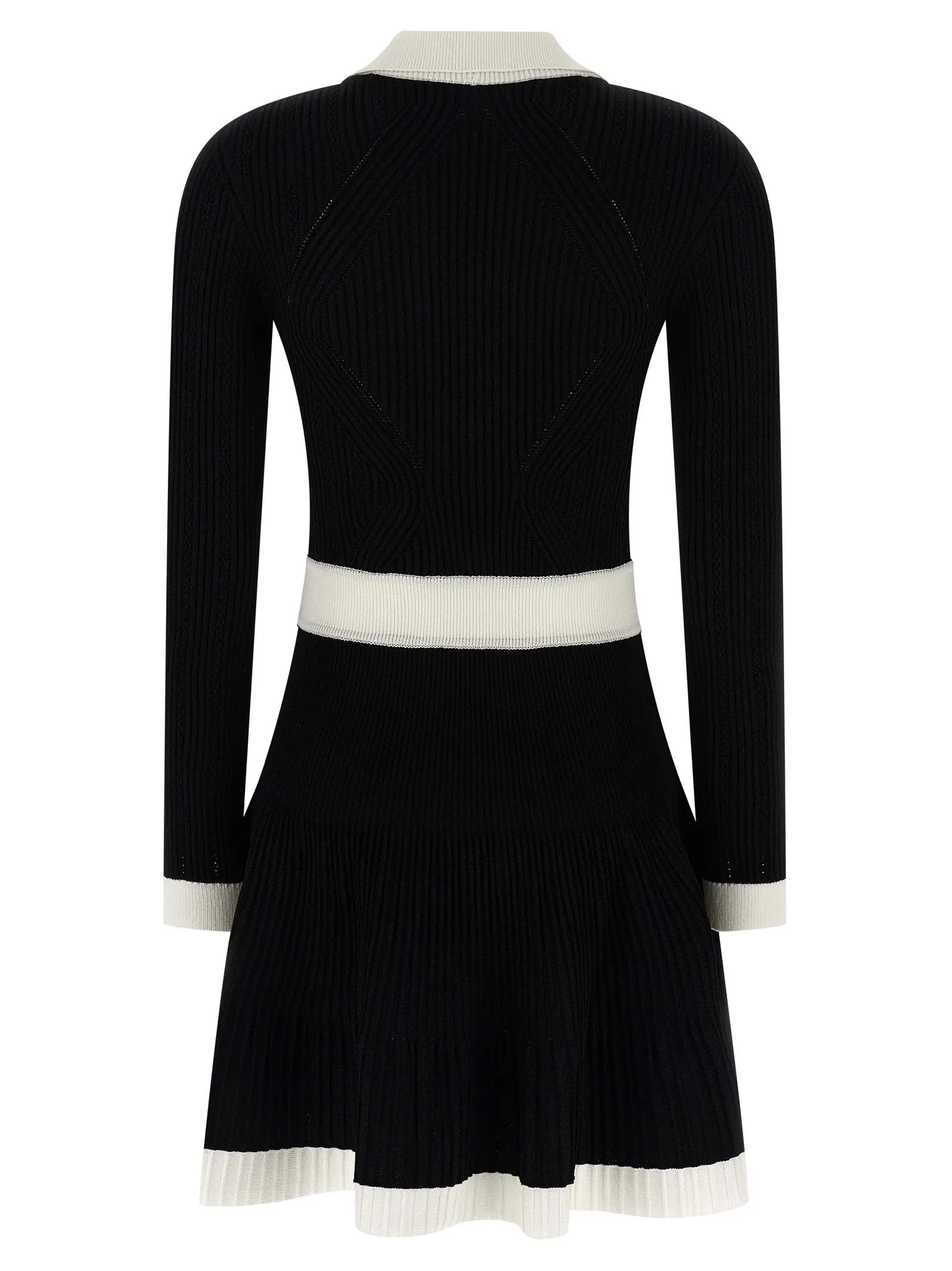 Сукня Balmain Two-tone Чорно-біла 2 Two-tone dress FF1R9858KI64EAB BALMAIN White/Black