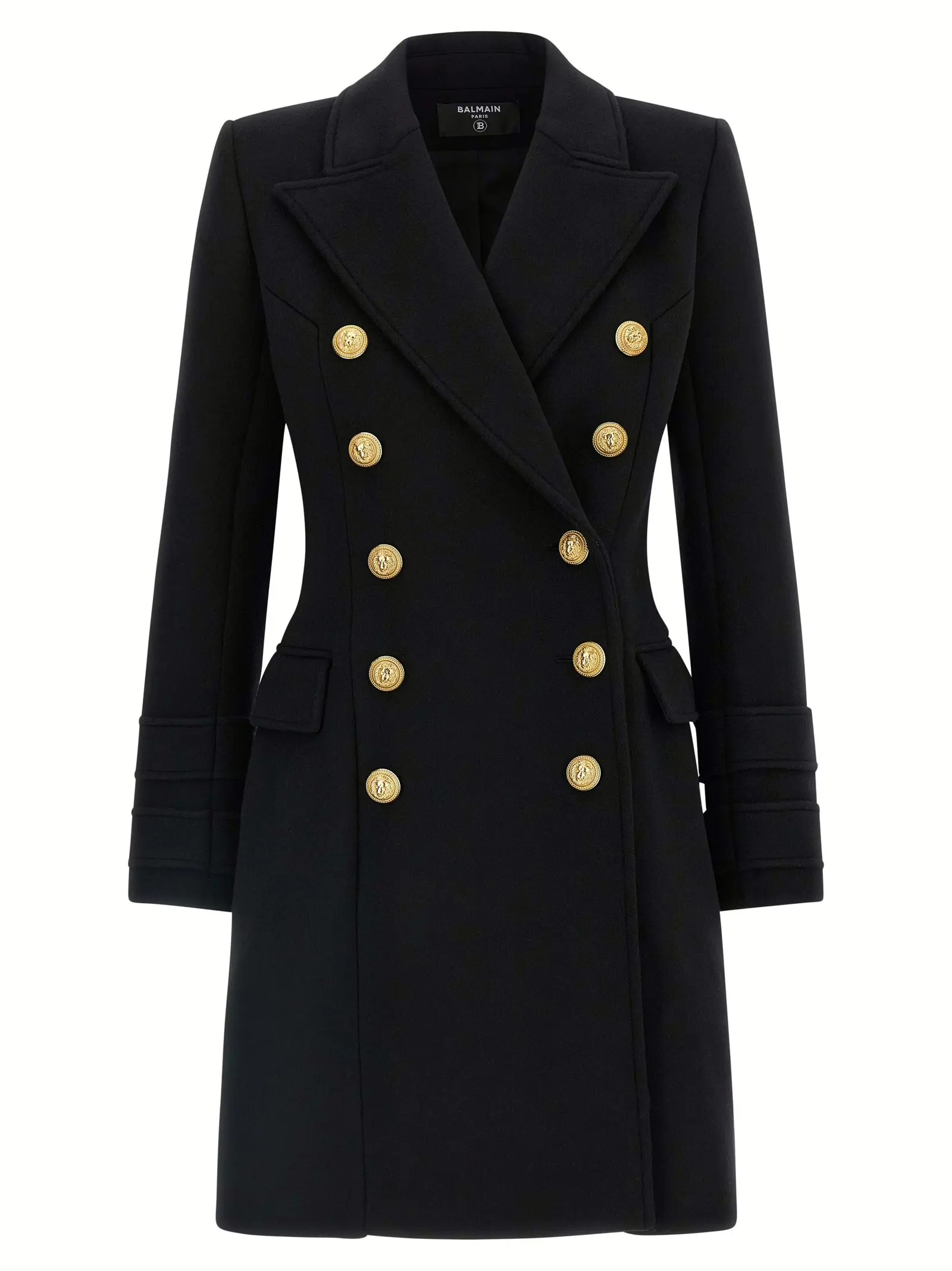 Пальто 10 Bottoni Balmain Чорне 1 '10 Bottoni' coat BALMAIN Black