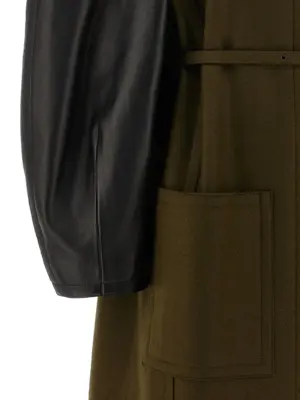 'Wool Felt' coat Fall Winter 2025/2026 FENDI Green