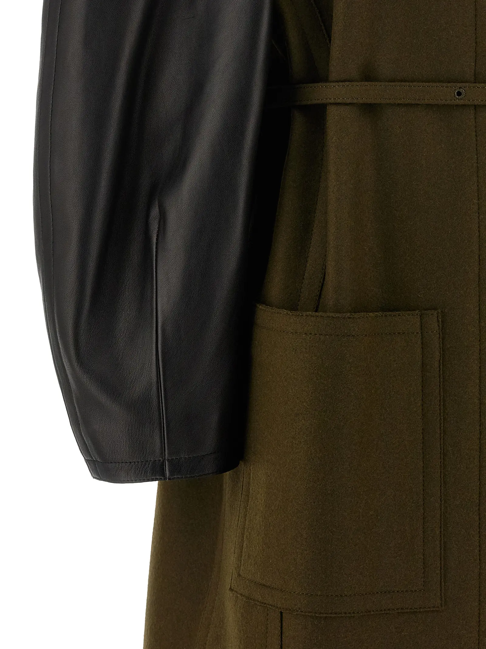 Пальто Fendi Wool Felt Зелене 5 'Wool Felt' coat Fall Winter 2025/2026 FENDI Green