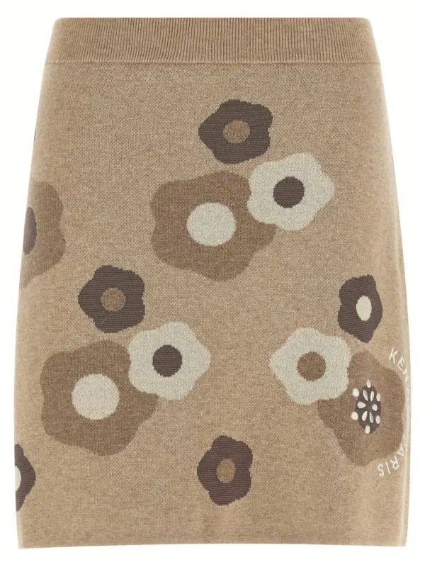 'Hana Dots' skirt KENZO Beige