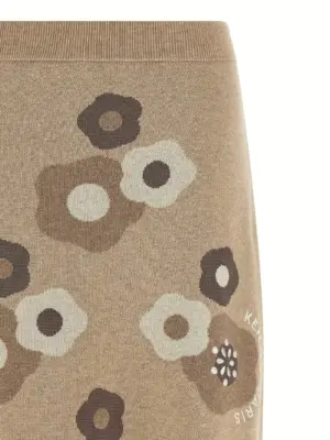 'Hana Dots' skirt Woman KENZO Beige