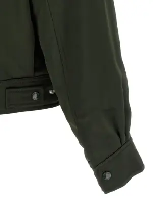 'Boke Flower' blouson 100% viscose KENZO Green