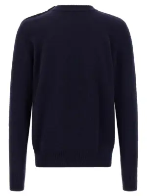 'Leone catena' button sweater FH1KD010KI876AJ BALMAIN Blue