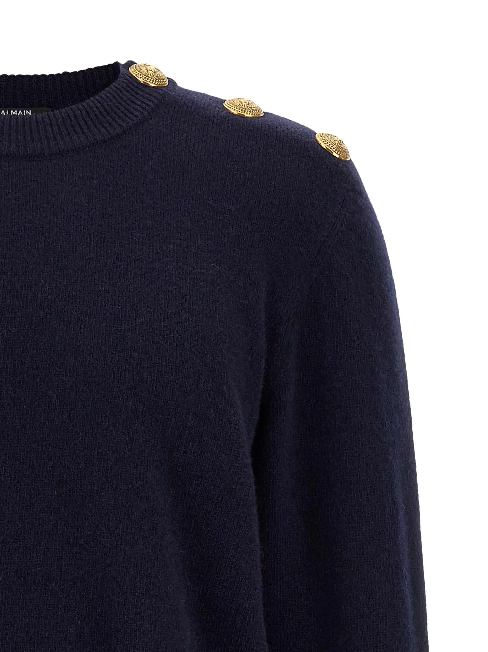 Светр Balmain Leone catena button Синій 3 'Leone catena' button sweater Man BALMAIN Blue