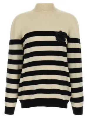 'Marinière' sweater BALMAIN White/Black