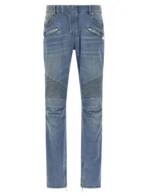 'Biker' jeans BALMAIN Blue