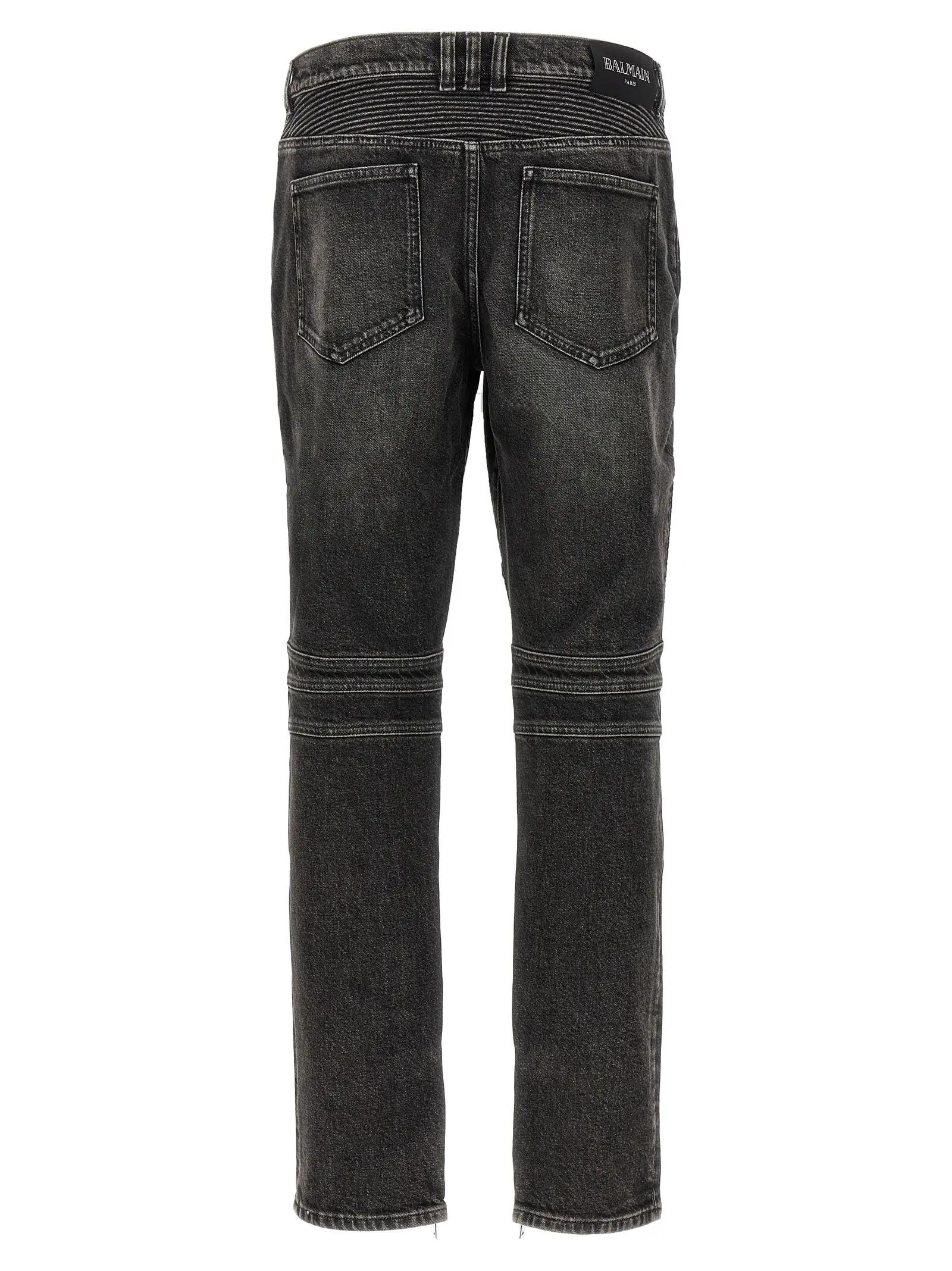 Джинси Balmain Biker Сірі 2 'Biker' jeans FH1MG115DF829AZ BALMAIN Gray