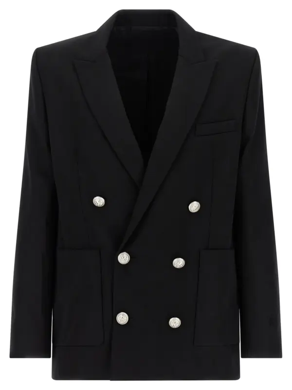 Grain de poudre blazer BALMAIN Black