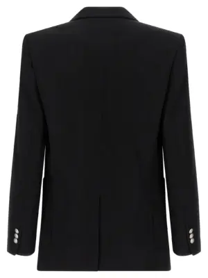 Grain de poudre blazer FH1SG160WC090PA BALMAIN Black