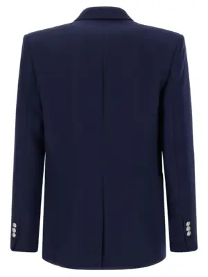 Grain de poudre blazer FH1SG160WC096UC BALMAIN Blue