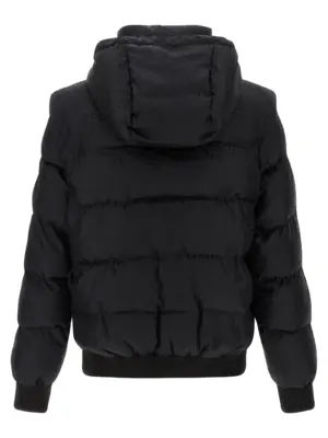'Monogram PB Labirinto' down jacket Man BALMAIN Black