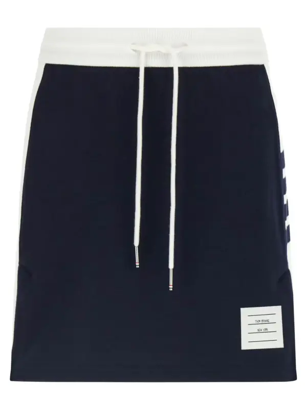 'Classic 4-Bar' skirt THOM BROWNE Blue
