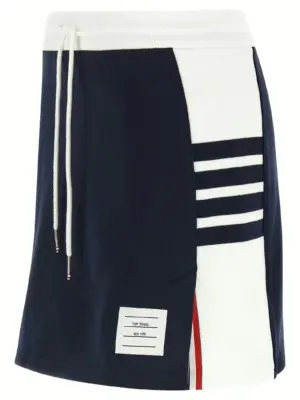 'Classic 4-Bar' skirt Woman THOM BROWNE Blue