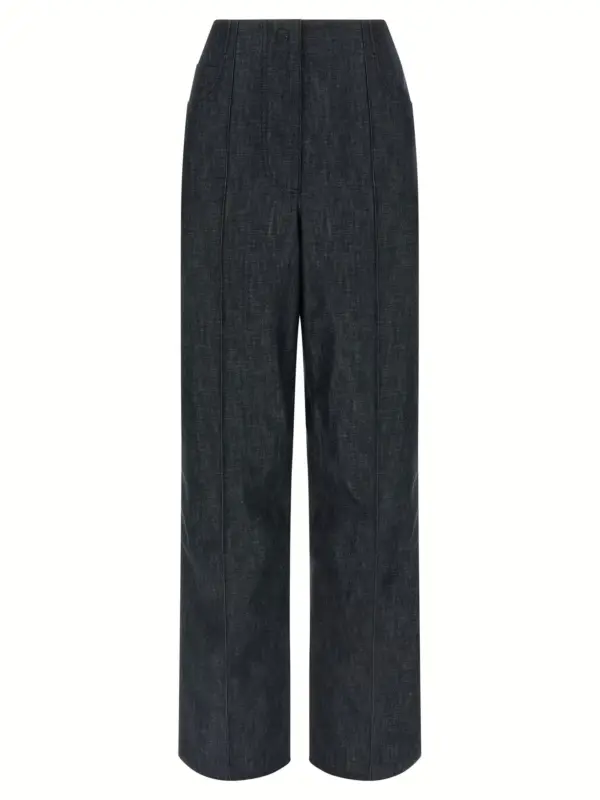 'Fendi Roma' patch jeans FENDI Blue