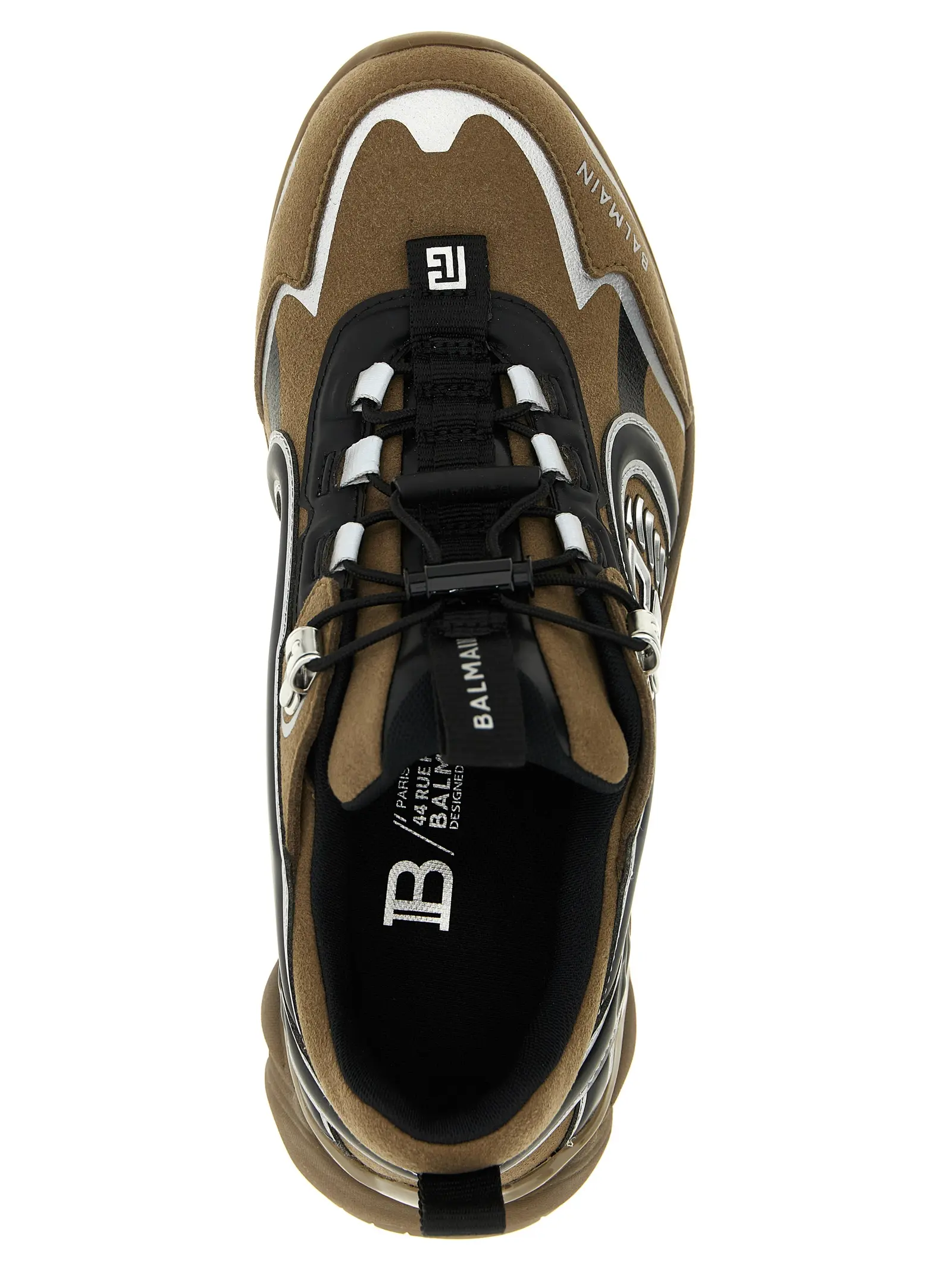 Кросівки Balmain Cosmic Dust Зелені 4 'Cosmic Dust' sneakers 52% polyurethane