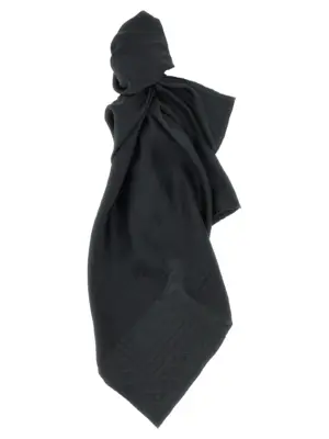 Logo scarf DOLCE & GABBANA Black