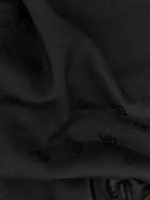 Logo scarf FN090RGDCWUN0000 DOLCE & GABBANA Black