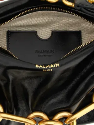 'Sync' mini handbag 100% calfskin leather (Bos Taurus) BALMAIN Black