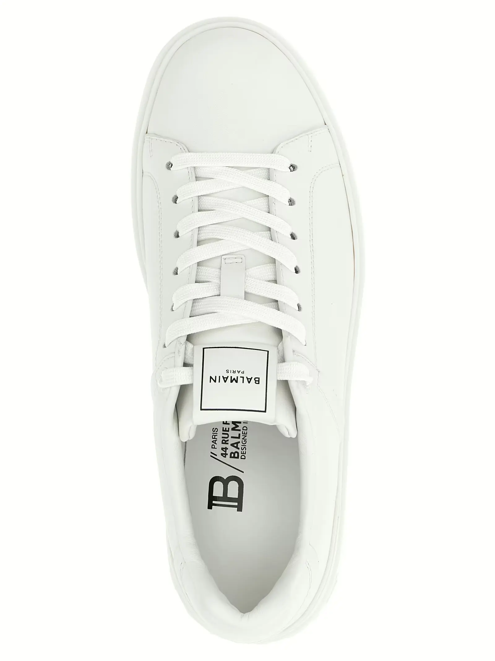 Кросівки Balmain B-Court Білі 4 'B-Court' sneakers 100% calfskin leather (Bos Taurus) BALMAIN White