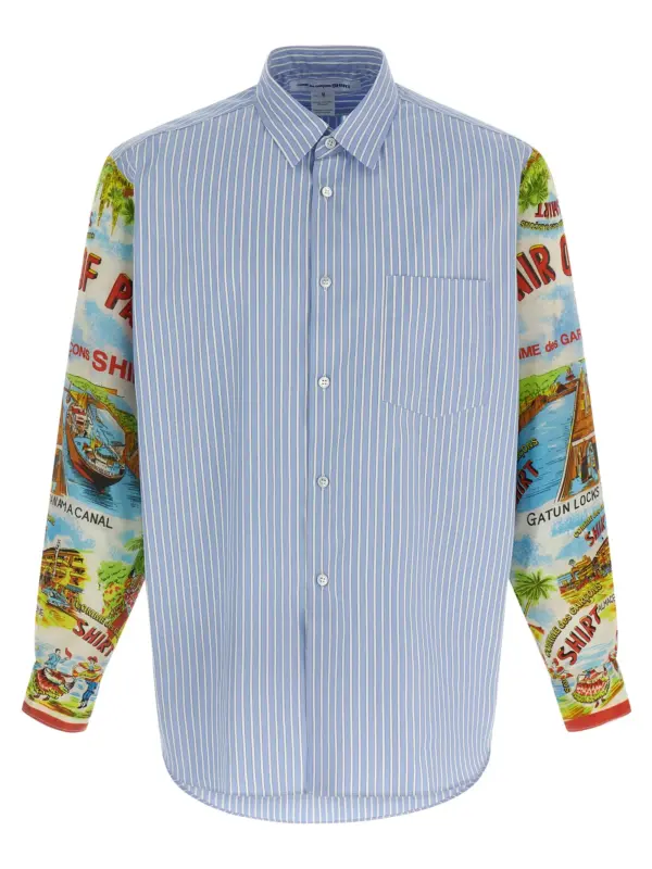 Patterned sleeve shirt COMME DES GARCONS SHIRT Multicolor