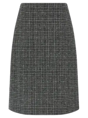 Tweed skirt FENDI Gray