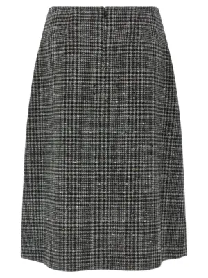 Tweed skirt FQ7686AVJ0F1T6F FENDI Gray