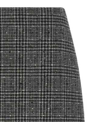 Tweed skirt Woman FENDI Gray