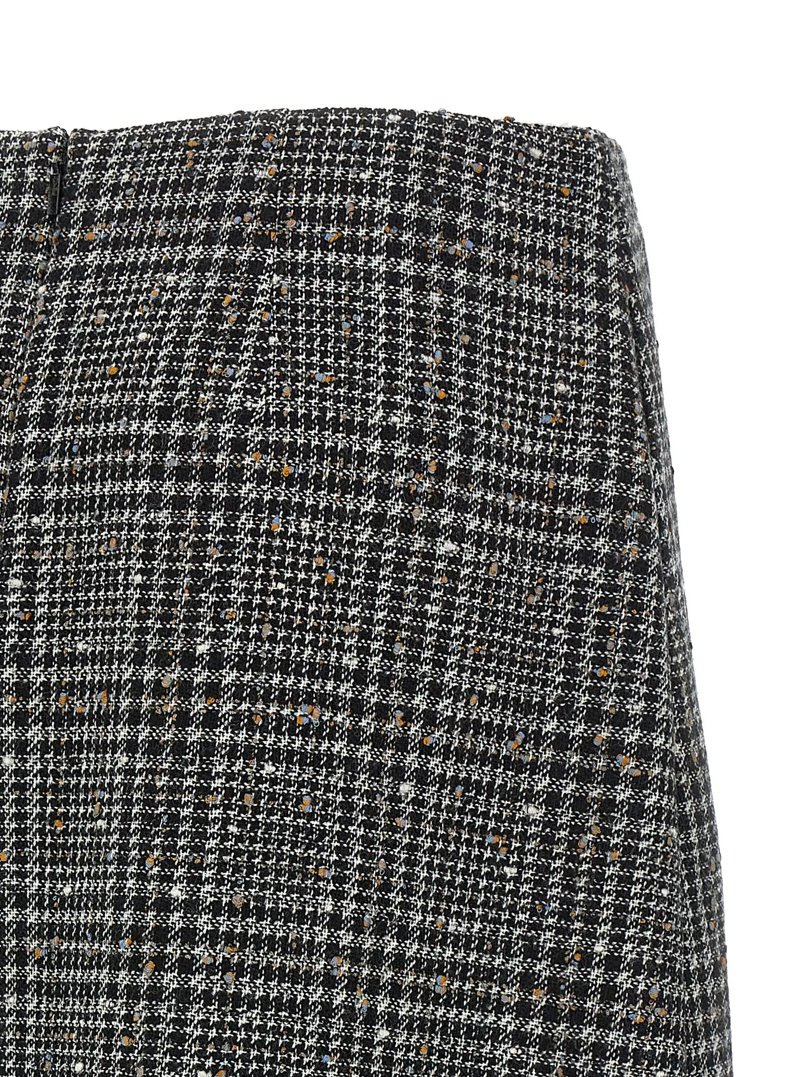 Спідниця твідова Fendi Сіра 4 Tweed skirt 91% virgin wool 7% cotton 2% polyamide FENDI Gray