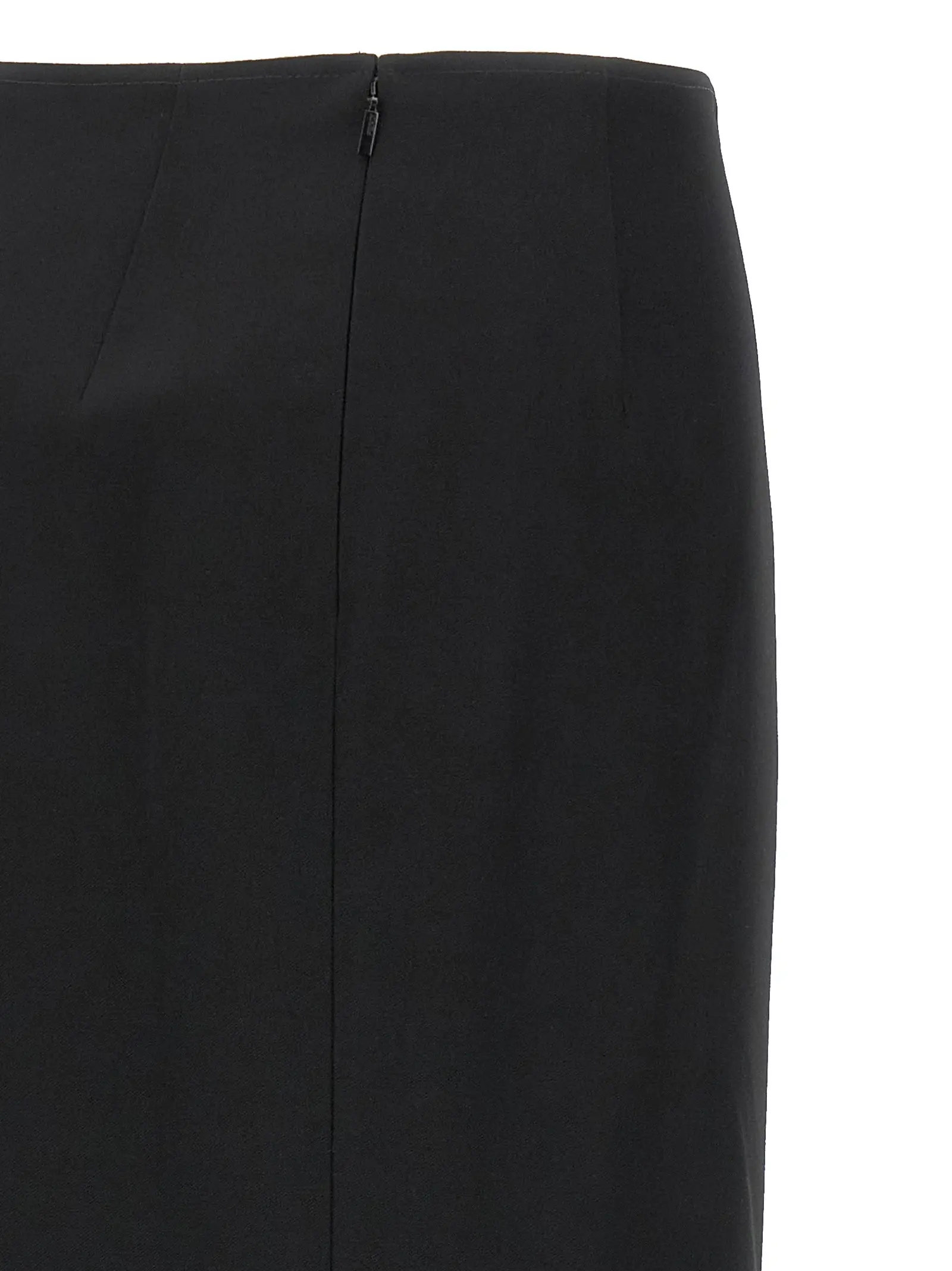 Спідниця Fendi Grain de Poudre Чорна 4 Grain de Poudre skirt 100% virgin wool FENDI Black