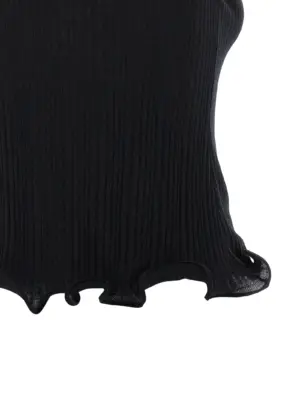 Ruffled top 100% polyester FENDI Black