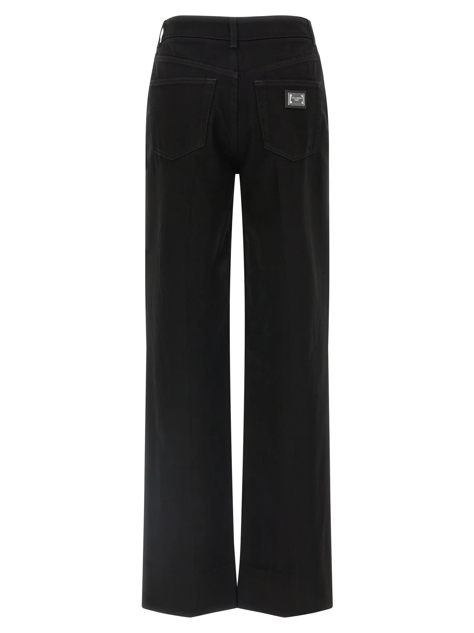 Штани Dolce Gabbana Flare Чорні 2 Flare pants FTC79DG8NC2S9001 DOLCE & GABBANA Black