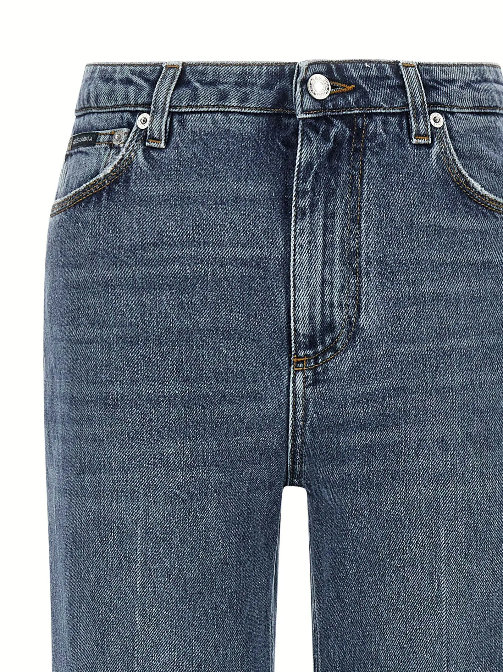 Джинси з логотипом Logo tag Dolce Gabbana Сині 3 Logo tag jeans Woman DOLCE & GABBANA Blue