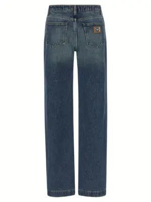 Logo tag jeans FTDDFDG8NV3S9001 DOLCE & GABBANA Blue